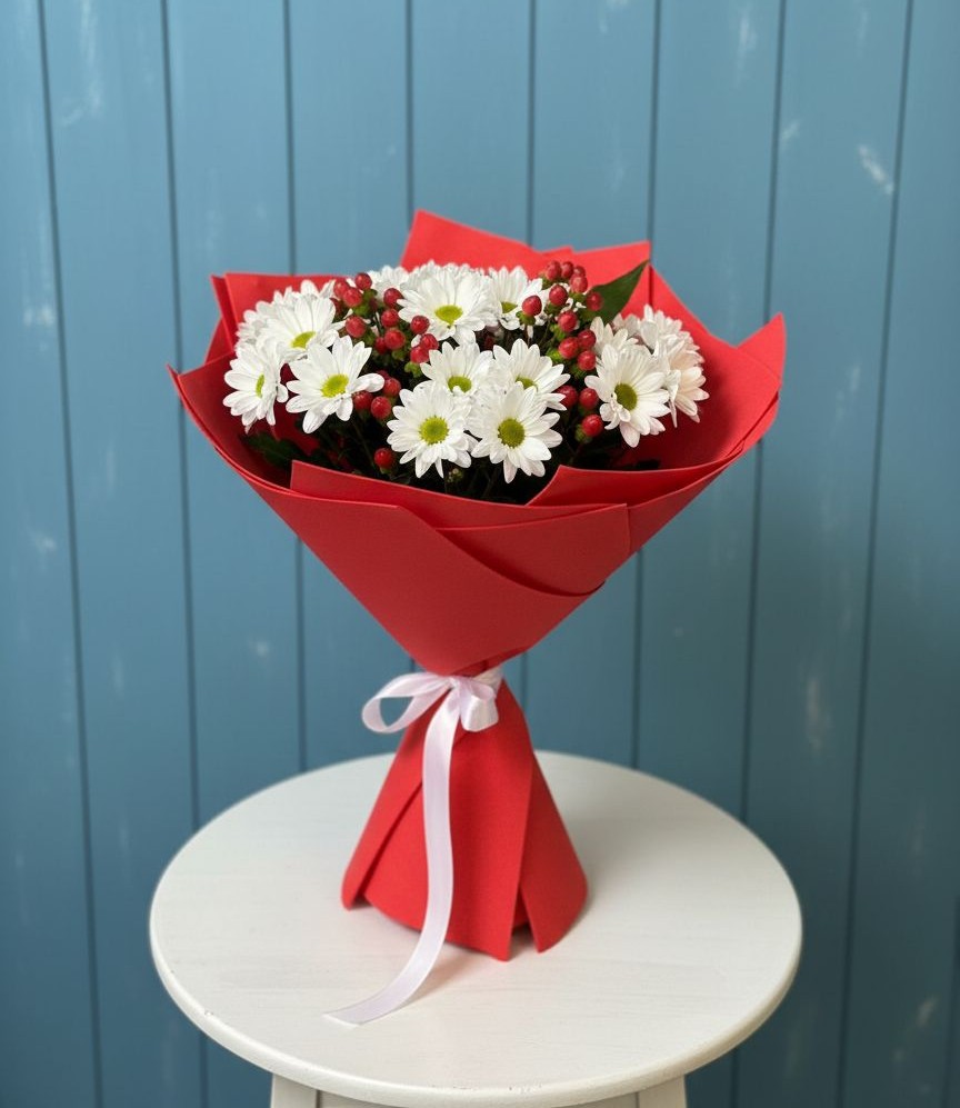 Букет цветов из: Хризантемы в Чертково