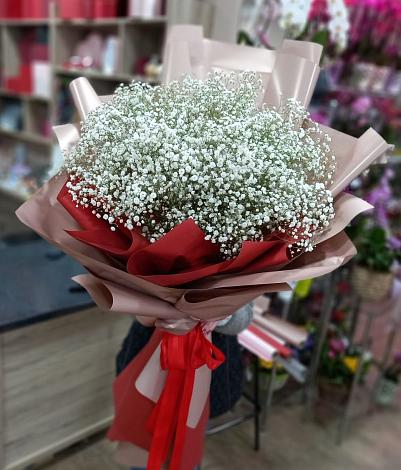 Букет цветов из: Гипсофила в Чертково
