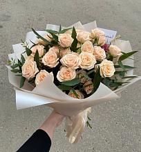 Букет Кремовые розы Латте в Чертково