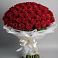 Букет 101 Красная роза Блэк Мэджик в Чертково