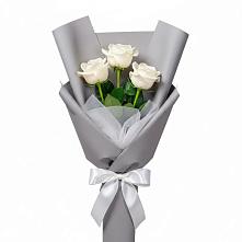 Букет 3 белые розы #REPLACE_PRED# Чертково