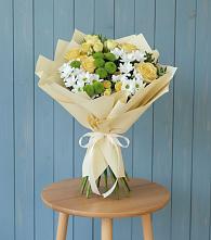 Букет цветов из:  Хризантемы и Розы #REPLACE_PRED# Чертково