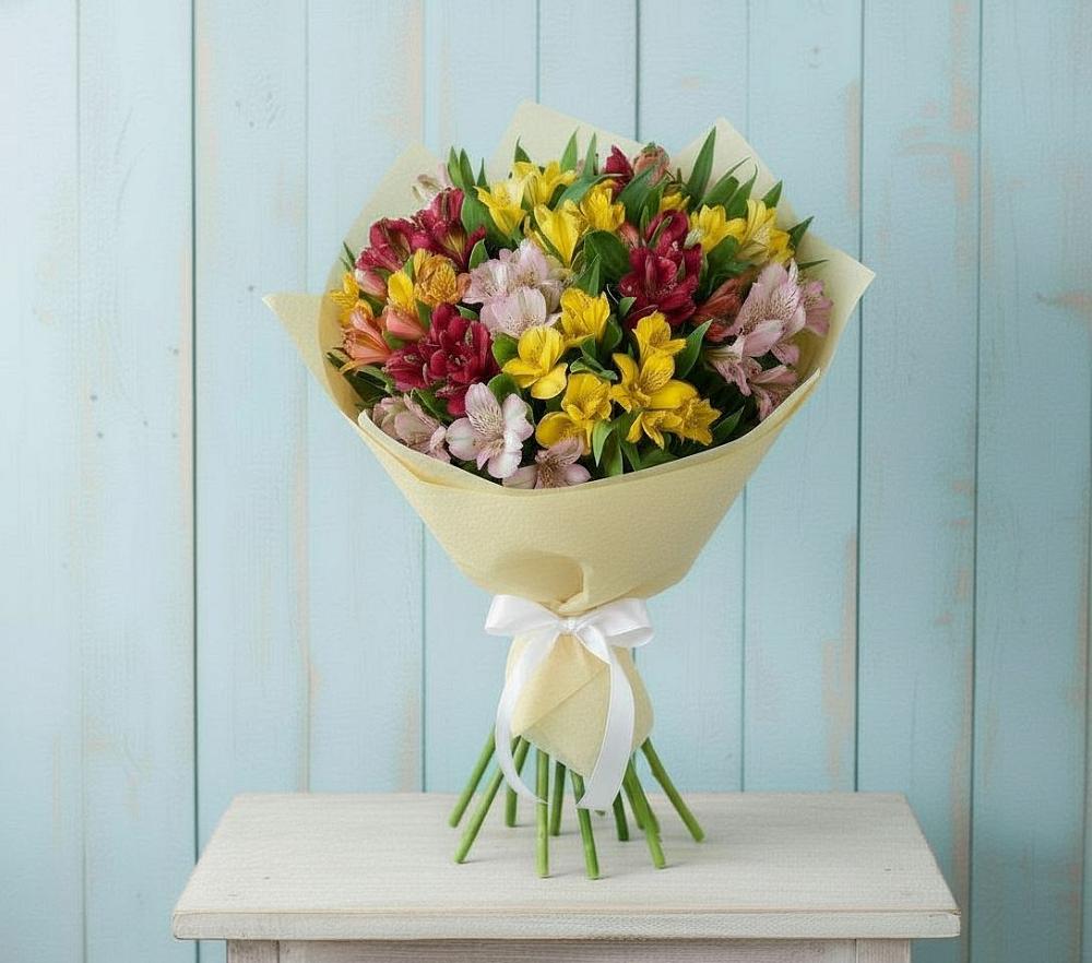 Букет цветов из: Альстромерии в Чертково