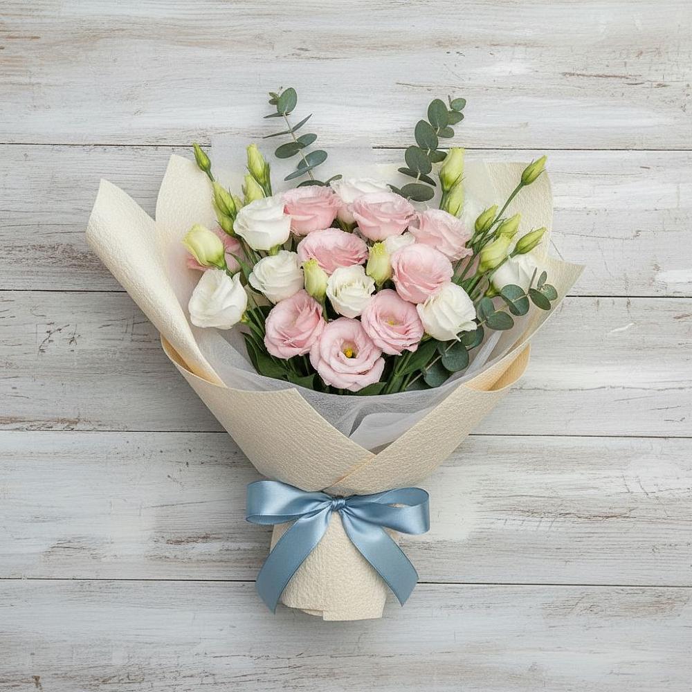 Букет цветов из: Лизиантусы в Чертково